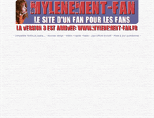 Tablet Screenshot of mylenement-fan.info